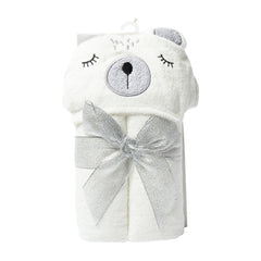 BABY BATH TOWEL HOODED MDW-23 CHI CLTW050-CR Default Title - MamasJan KidsWear