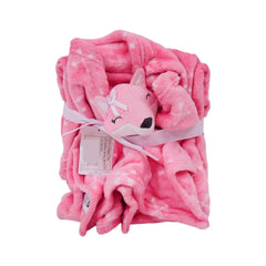 BABY FLEECE WRAPPING SHAWL 2PC PACK MDW-23 CHI 17452 Default Title - MamasJan KidsWear