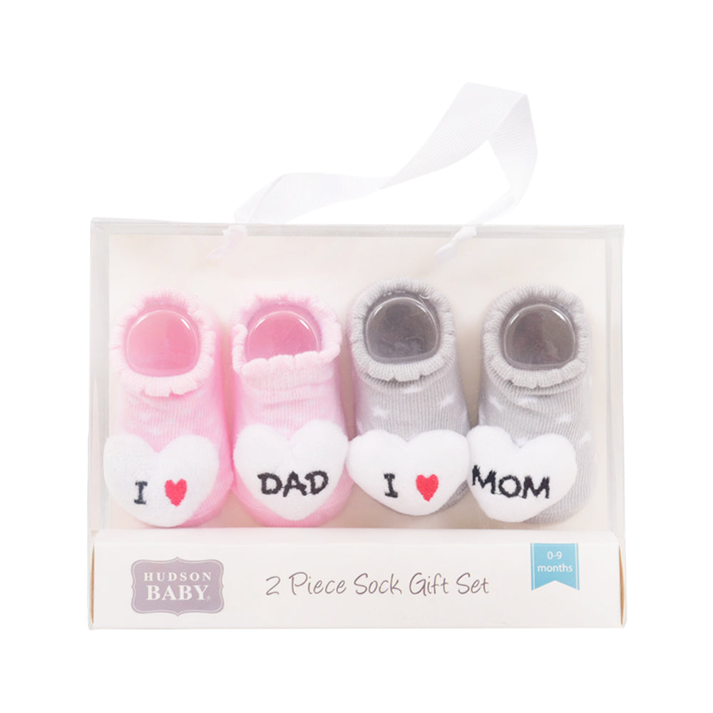 BABY BOOTIES 2 PAIR SET MDW-23 CHI 00633CH Default Title - MamasJan KidsWear