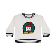 BOYS L/S ROUND NECK T-SHIRT MZW-23 12-18M 028 Default Title - MamasJan KidsWear