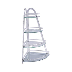 CORNER RACK ACRYLIC 0035 WHITE Default Title - MamasJan Household
