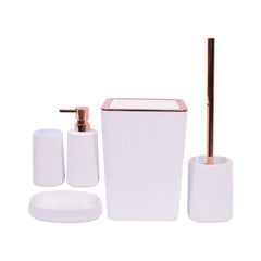 BATHROOM SET 5PC ACRYLIC IR HA371 Default Title - MamasJan Decoration