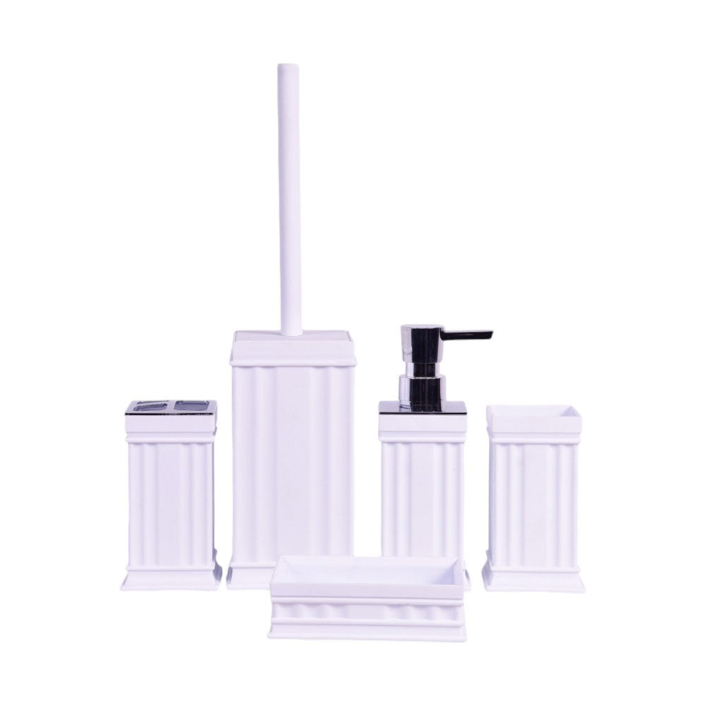 BATHROOM SET 5PC ACRYLIC IR HA246 Default Title - MamasJan Decoration