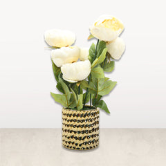 ARTIFICIAL FLOWER POT IR ADF1-4 Default Title - MamasJan Decoration