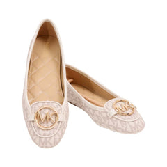 MK LILLIE MOC PUMPS 40R9LIEP3B VANILA 5.5 (IR) Default Title - MamasJan Ladies Shoes & Bags