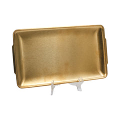 TRAY STEEL GOLDEN RECTANGULAR 6-16/8-7/19-7/1222 Default Title - MamasJan Crockery