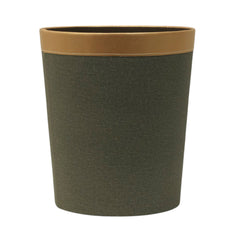 DUST BIN LEATHER GREY SELF 741 Default Title - MamasJan Crockery