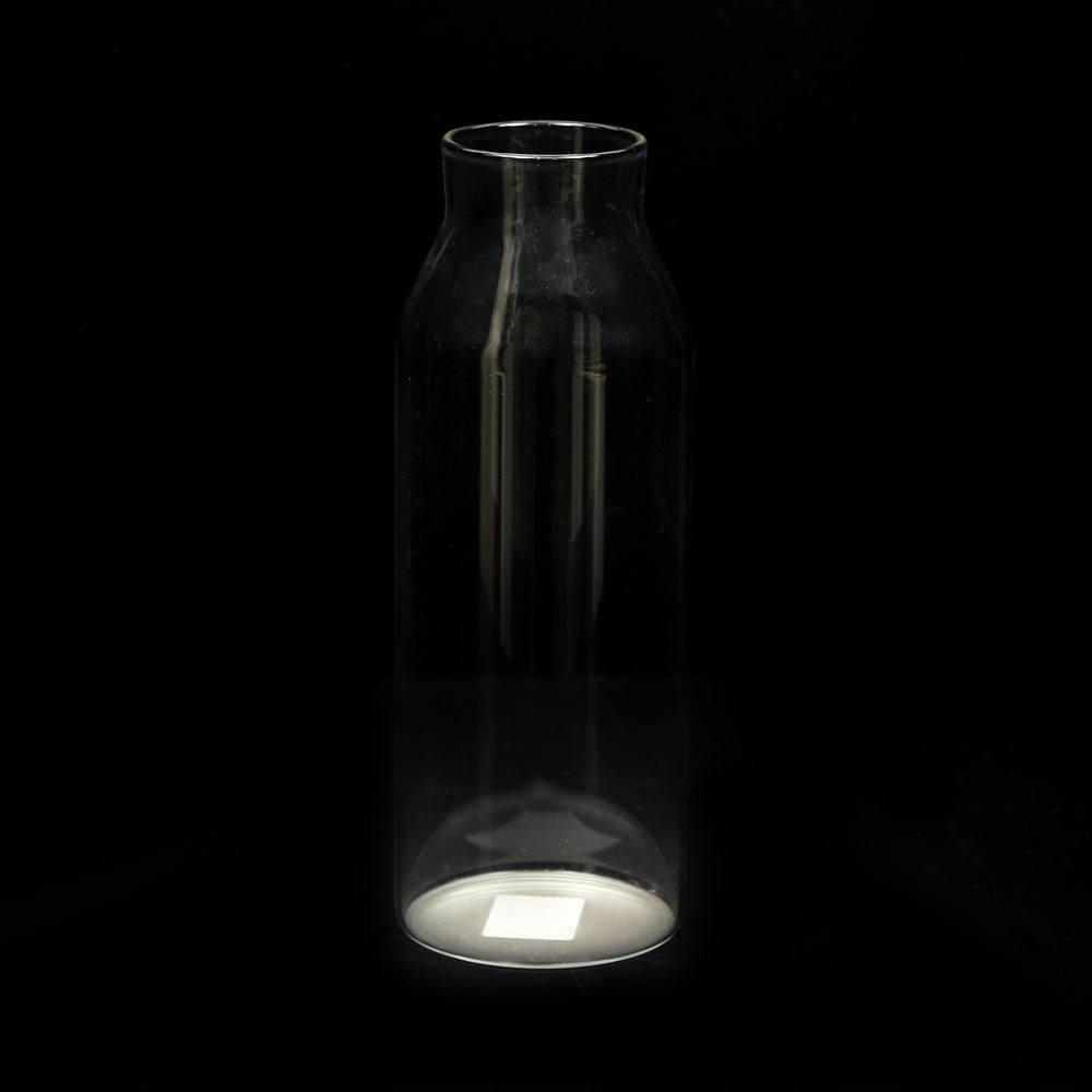 WATER BOTTLE GLASS CORK 1000 ML CLEAR 0838 Default Title - MamasJan Crockery
