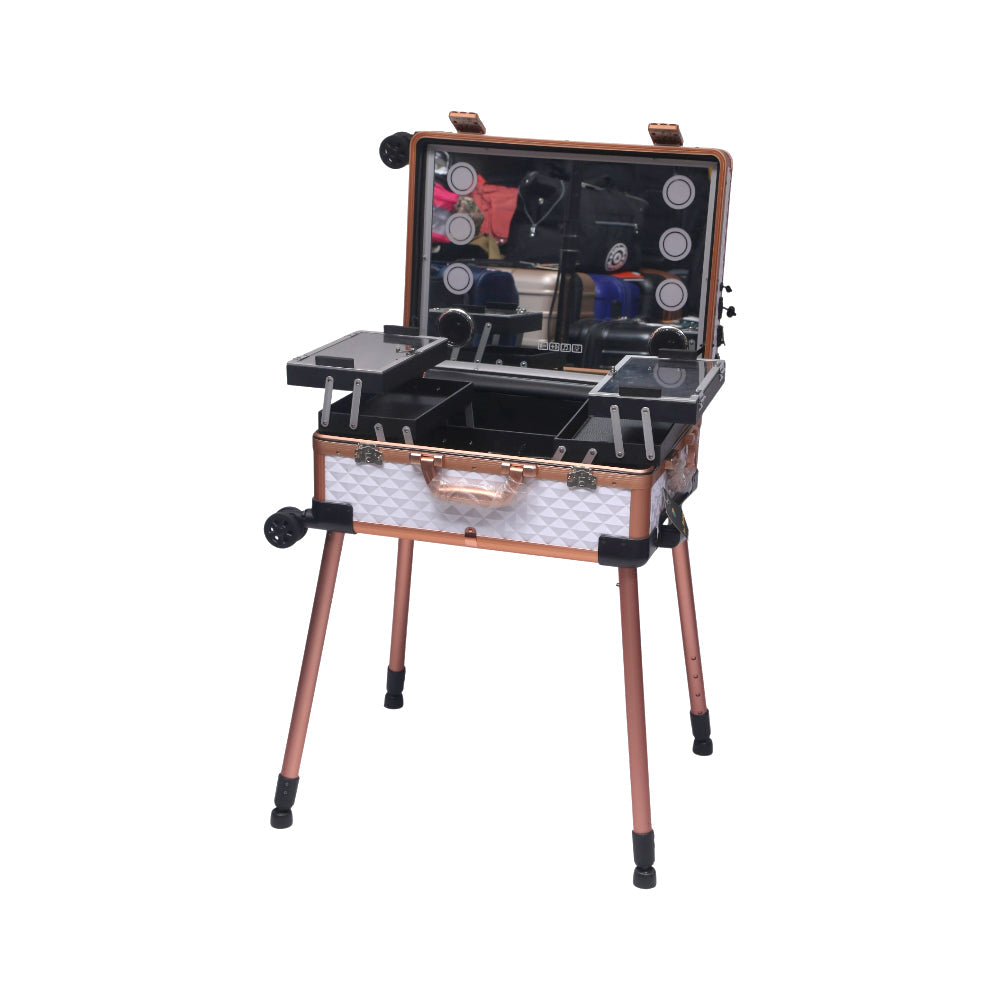 BEAUTY BOX WITH TROLLEY IR 5022 8-13 Default Title - MamasJan Luggage