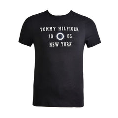 TH MEN S/S R.NECK SHIRT 78JA480001 BLK L (IR.S) XL - MamasJan mens wear