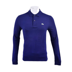 LAC MEN L/S POLO SHIRT L1312-51-166 NVY L (IR.W) XL - MamasJan mens wear
