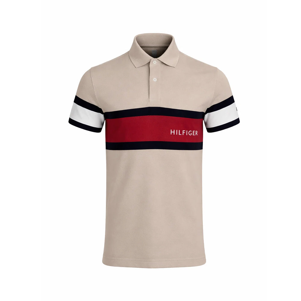 TH MEN S/S POLO SHIRT 78J9767-230 GRY S (IR.S) S - MamasJan mens wear