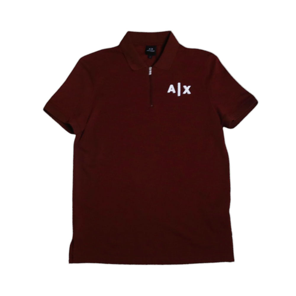 AX MEN S/S POLO SHIRT 6RZFJAZJL4Z14AU MRN L (IRS) XL - MamasJan mens wear