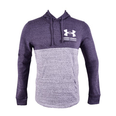 UA MEN L/S TERRY HOODIE 1383103-025 GRY L (IRW) XL - MamasJan mens wear