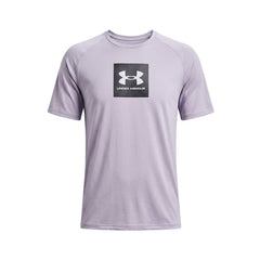 UA MEN S/S R-NECK SHIRT 1380785-011 GRY L (IRS) Default Title - MamasJan mens wear