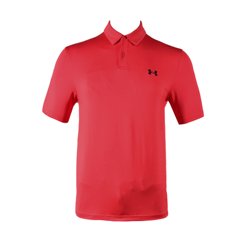 UA MEN S/S POLO SHIRT 1383714-814 RED L (IRS) XL - MamasJan mens wear