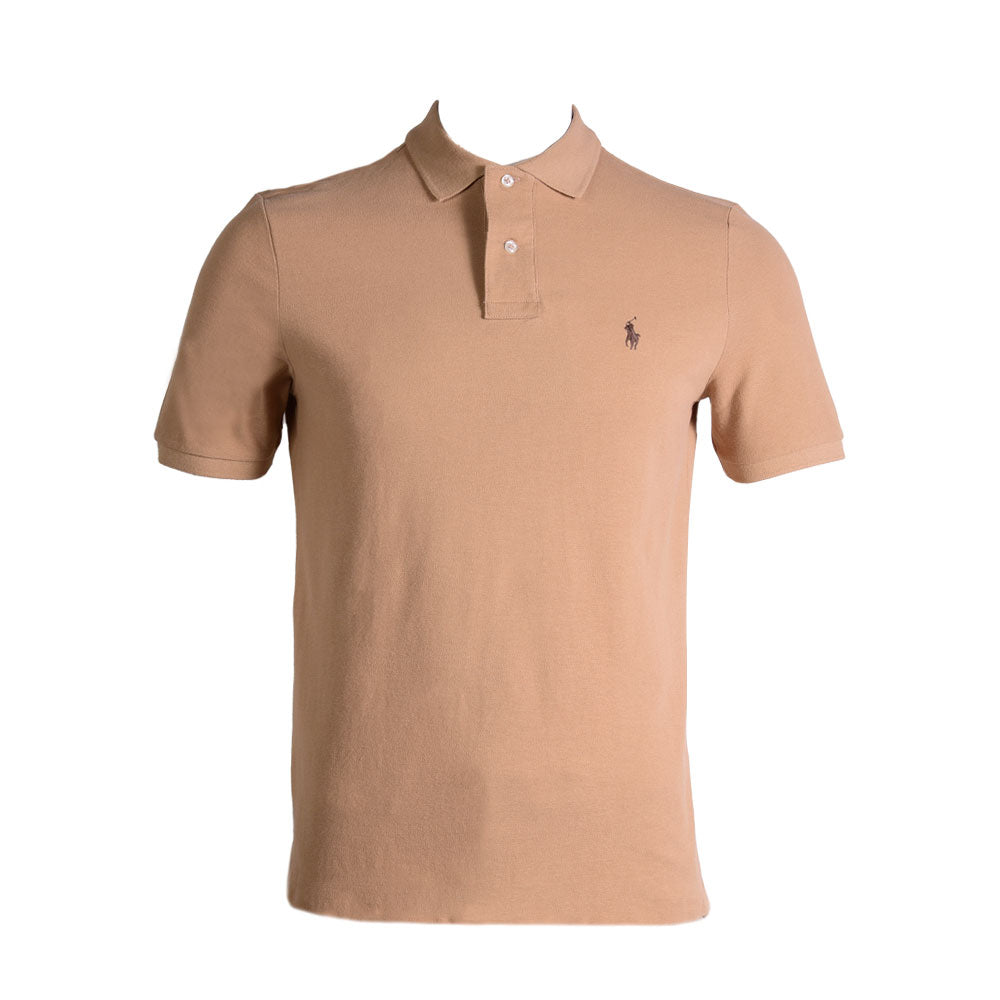 RL.MEN S/S POLO SHIRT 275054 KHAKI L (IRS) M - MamasJan mens wear