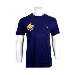 RL.MEN S/S R.NECK C.P SHIRT 677001 NVY S (IRS) M - MamasJan mens wear