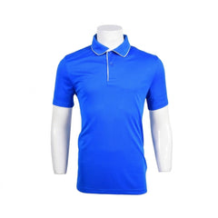 COOL MEN S/S POLO SHIRT W84RT-509 BLU M (IRS) XL - MamasJan mens wear