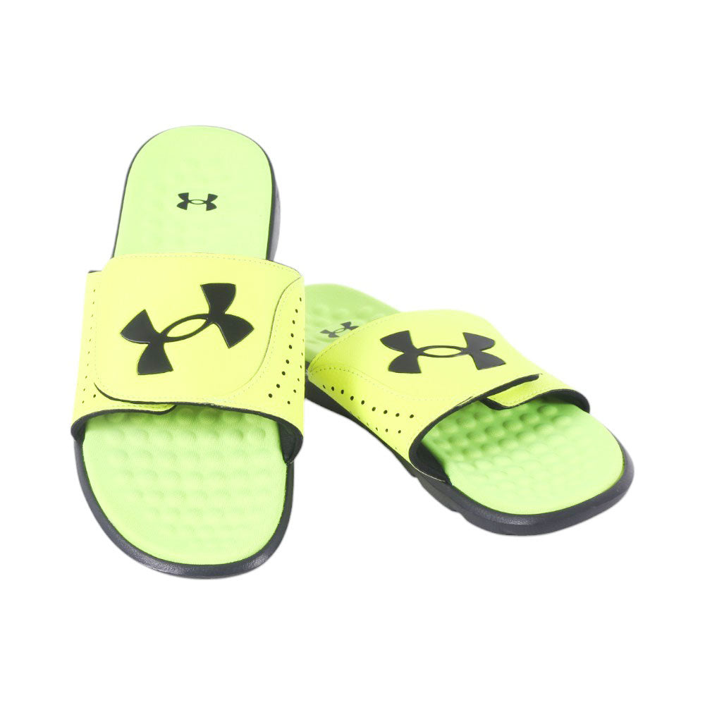 UA MEN SLIDE 3026023-302 YLW 10 (IR) 10 - MamasJan mens wear