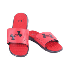 UA MEN SLIDE 3026023-600 RED 10 (IR) 10 - MamasJan mens wear
