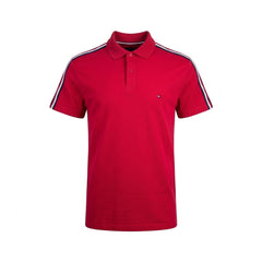 TH MEN S/S POLO SHIRT MW33591-600 MRN L (IRS) XL - MamasJan mens wear
