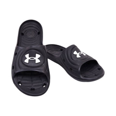 UA MEN SLIDE 3023758-001 BLK 8 (IR) Default Title - MamasJan mens wear
