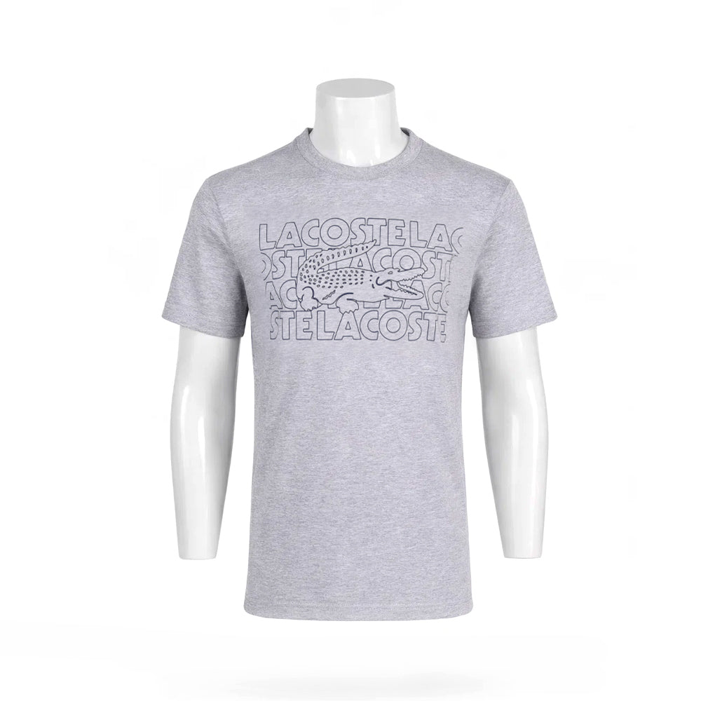 LAC MEN S/S R.NECK SHIRT TH7505-CCA GRY M (IRS) S - MamasJan mens wear