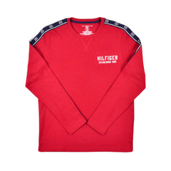 TH.MEN L/S R.NECK TERRY SHIRT 09T4087933 MRN L (IRW) XL - MamasJan mens wear