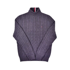 TH.MEN L/S HIGHNECK SWEATER 78JB411021 GRY L (IRW) XL - MamasJan mens wear