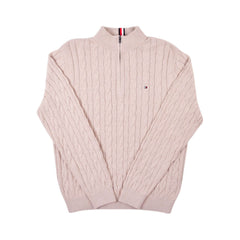 TH.MEN L/S H-ZIPPER SWEATER 78JB175-280 SKN L (IRW) XL - MamasJan mens wear