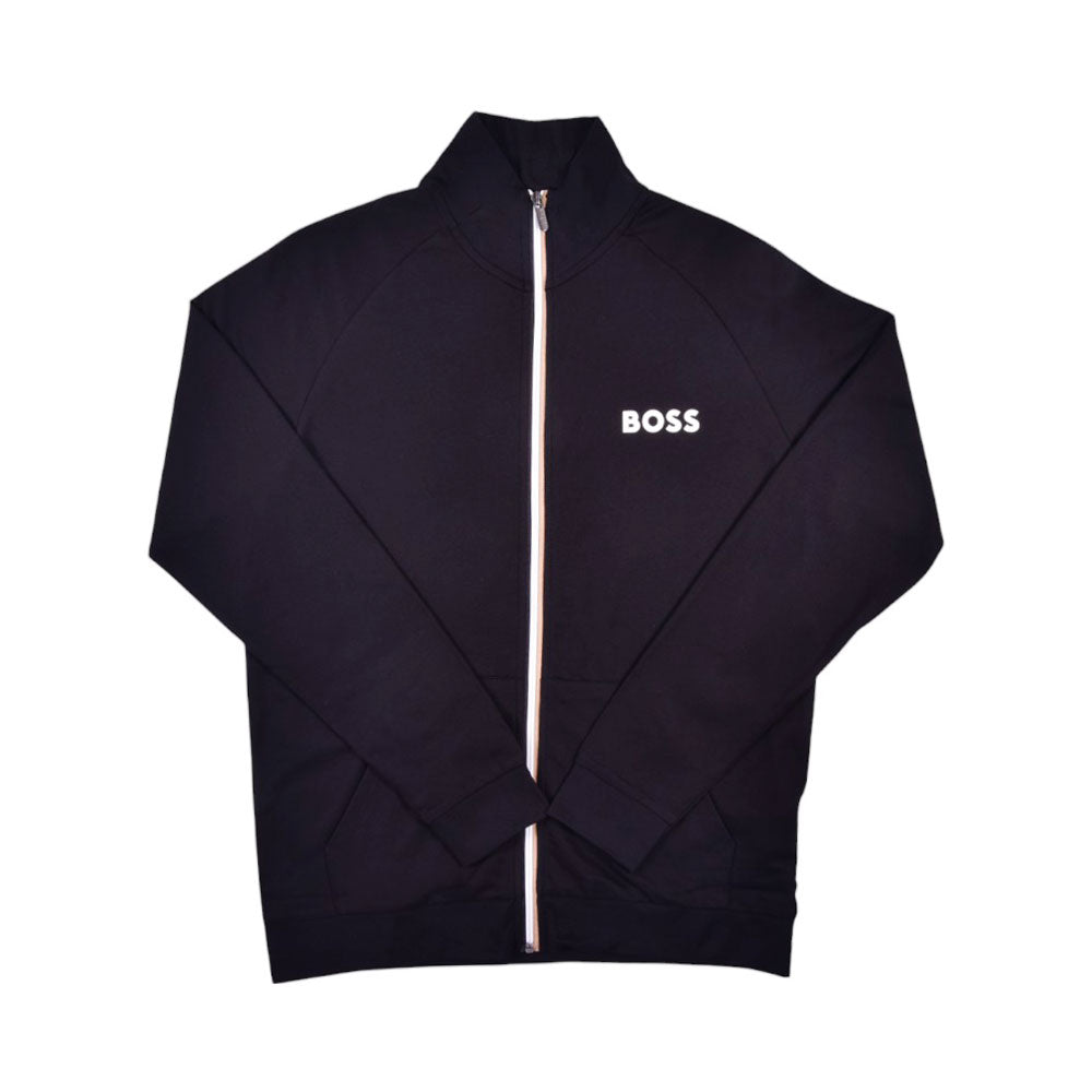 HB MEN L/S ZIPPER UPPER 50521768-001 BLK L (IR) XL - MamasJan mens wear