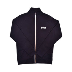 HB MEN L/S ZIPPER UPPER 50521768-001 BLK L (IR) XL - MamasJan mens wear