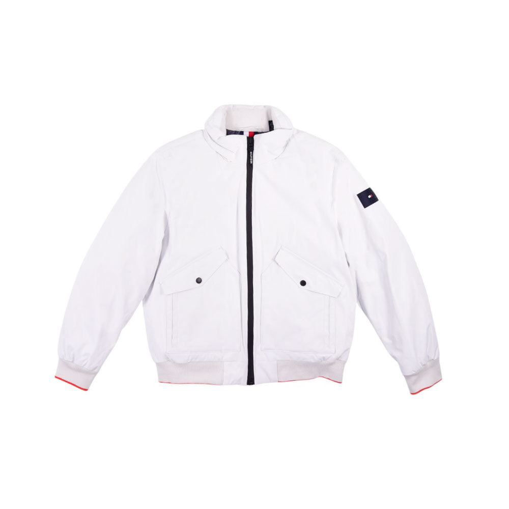 TH MEN L/S BOMBER JACKET 152AP755 WHT M (IRW) XL - MamasJan mens wear