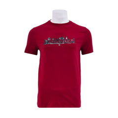 TH MEN S/S R-NECK SHIRT 78JB306-601 MRN L (IR) XL - MamasJan mens wear
