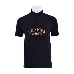TH.MEN S/S POLO SHIRT 78JB241-001 BLK L (IRS) XL - MamasJan mens wear