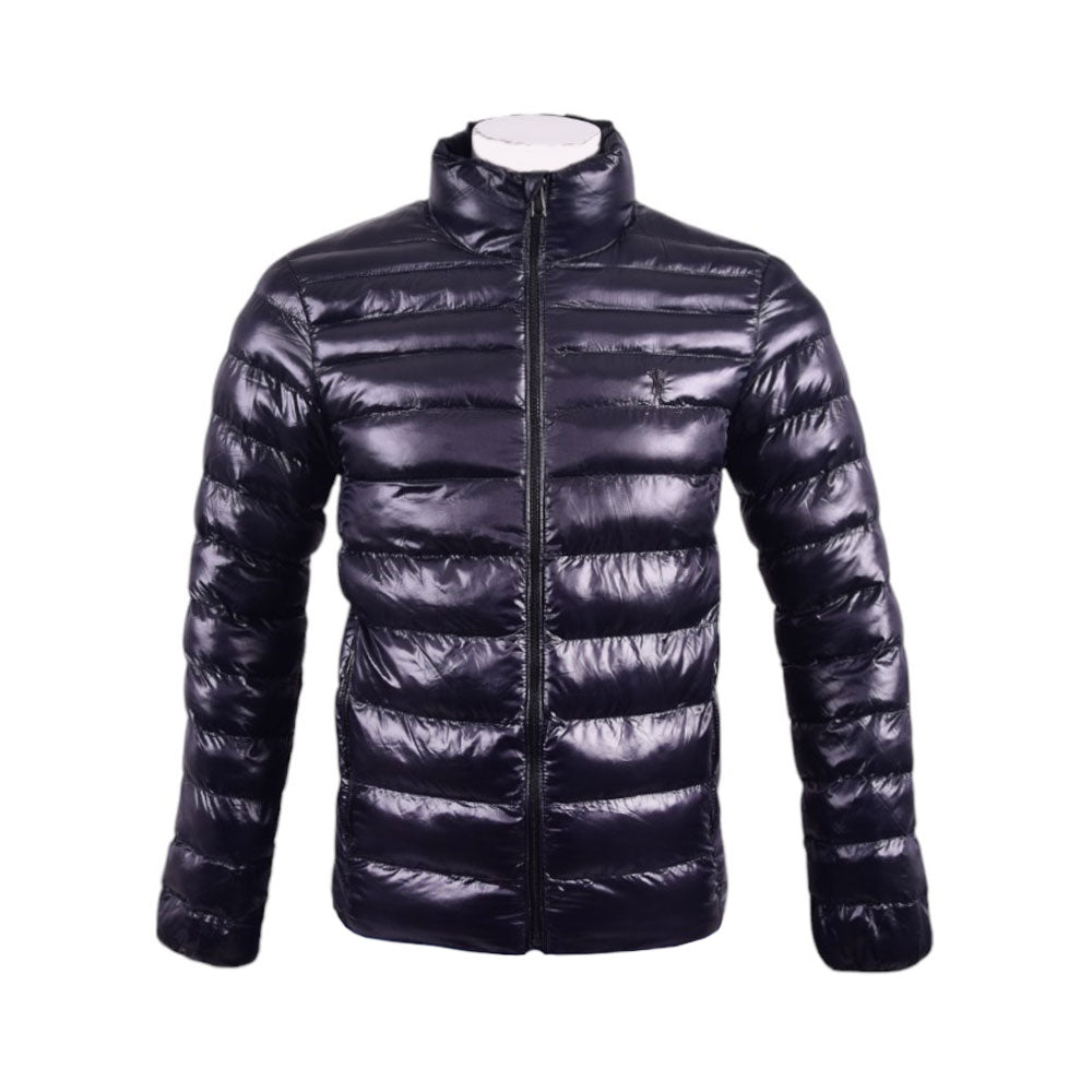 RL MEN L/S PUFFER JACKET 593001 BLK GLOSS L (IRW) XL - MamasJan mens wear