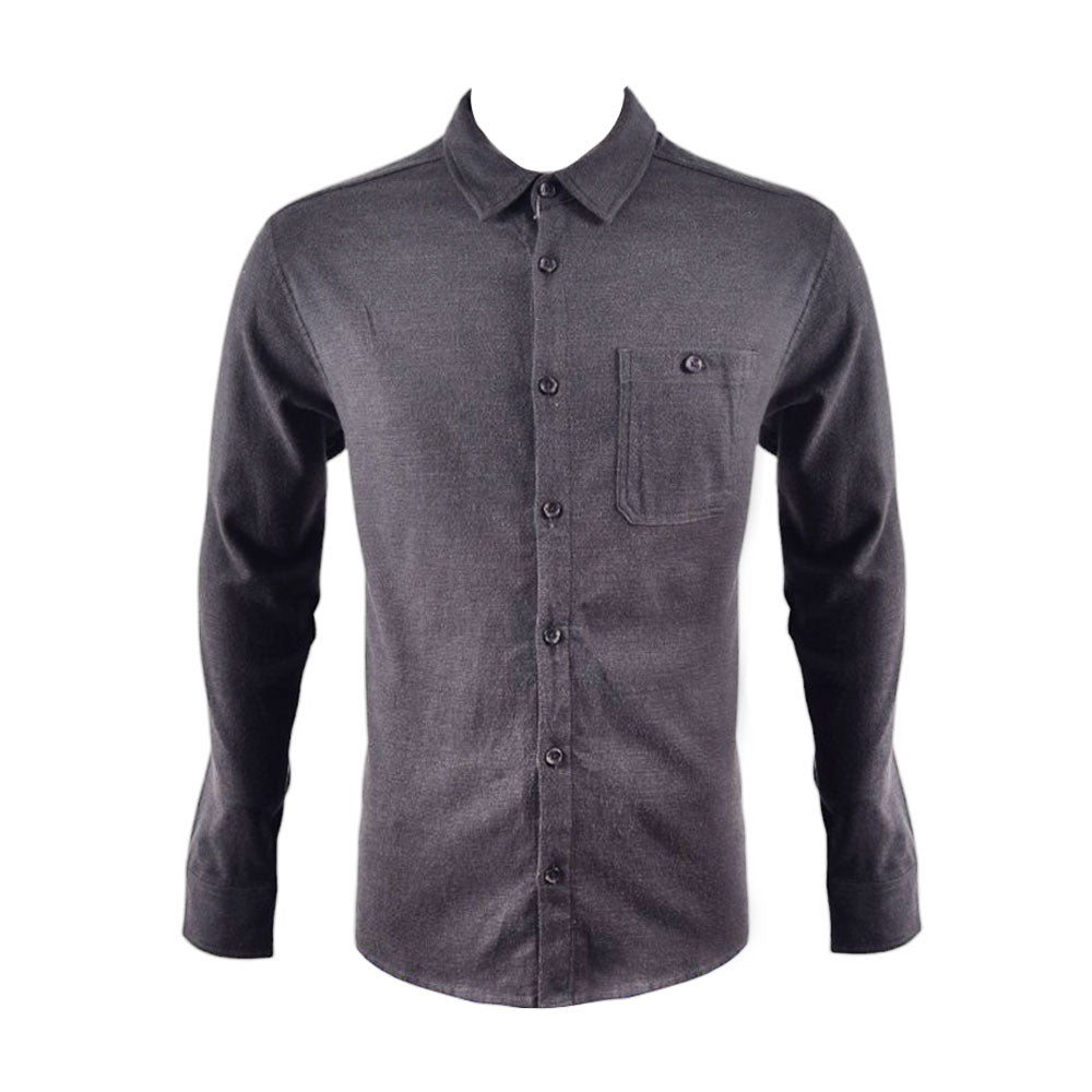 HEAT 32 MEN L/S SHIRT 1802325 GRN L (IRW) L - MamasJan mens wear