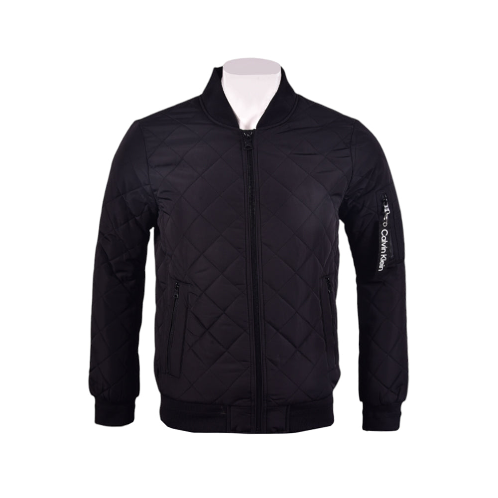 CK MEN L/S PUFFER JACKET CM008986 BLK L (IRW) XL - MamasJan mens wear