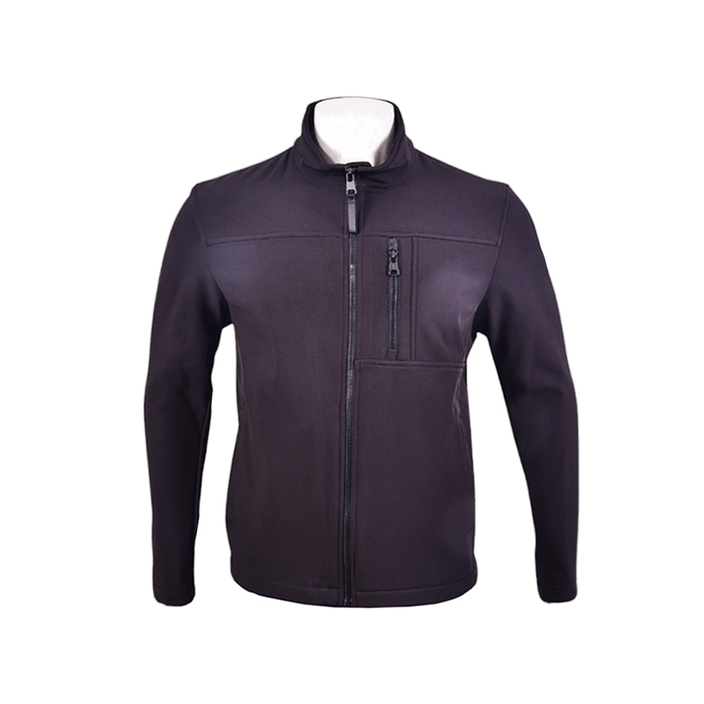 CK MEN L/S SOFT SHELL FLEECE JACKET CM903910 BLK L (IRW) XL - MamasJan mens wear
