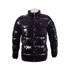 CK MEN L/S PUFFER JACKET CM152963 BLK GLOSS M (IRW) XL - MamasJan mens wear