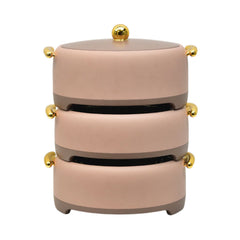 HOT POT SET 3PC FOREVER GOLD EG9253 COFFEE Default Title - MamasJan Crockery