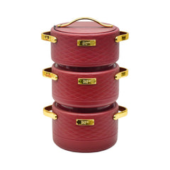 HOT POT SET 3PC FOREVER GOLD EHP RED Default Title - MamasJan Crockery