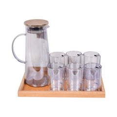 WATER SET 8PC ECHOU GPH27Y/L8HB Default Title - MamasJan Crockery