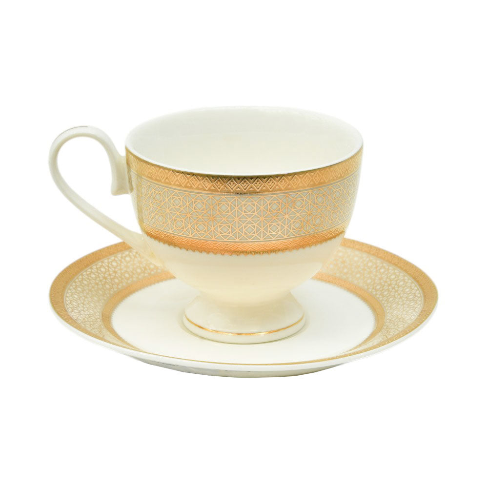CUP & SAUCER SET 6PC ROYAL BISTRO TS12-530M Default Title - MamasJan Crockery