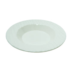 PLATE DEEP LARGE MARQUEE PEARL WHITE Default Title - MamasJan Crockery