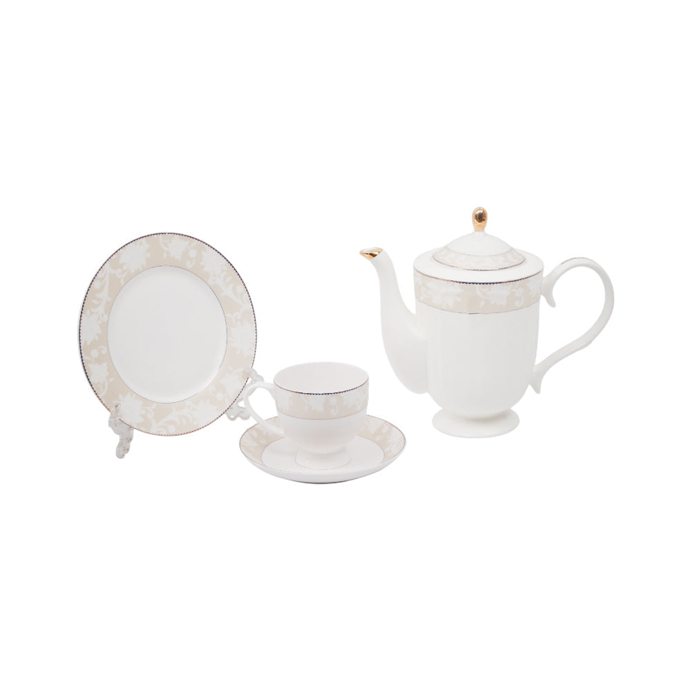 TEA SET 24PC BONE CHINA BJ010 ZBK Default Title - MamasJan Crockery
