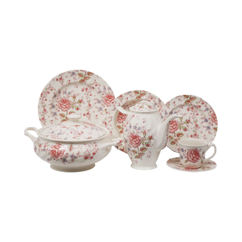 DINNER SET 85PC JOHNSON BROS HM22Y03 Default Title - MamasJan Crockery