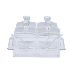 JAR SET 4PC ACRYLIC IR F4461 Default Title - MamasJan Crockery