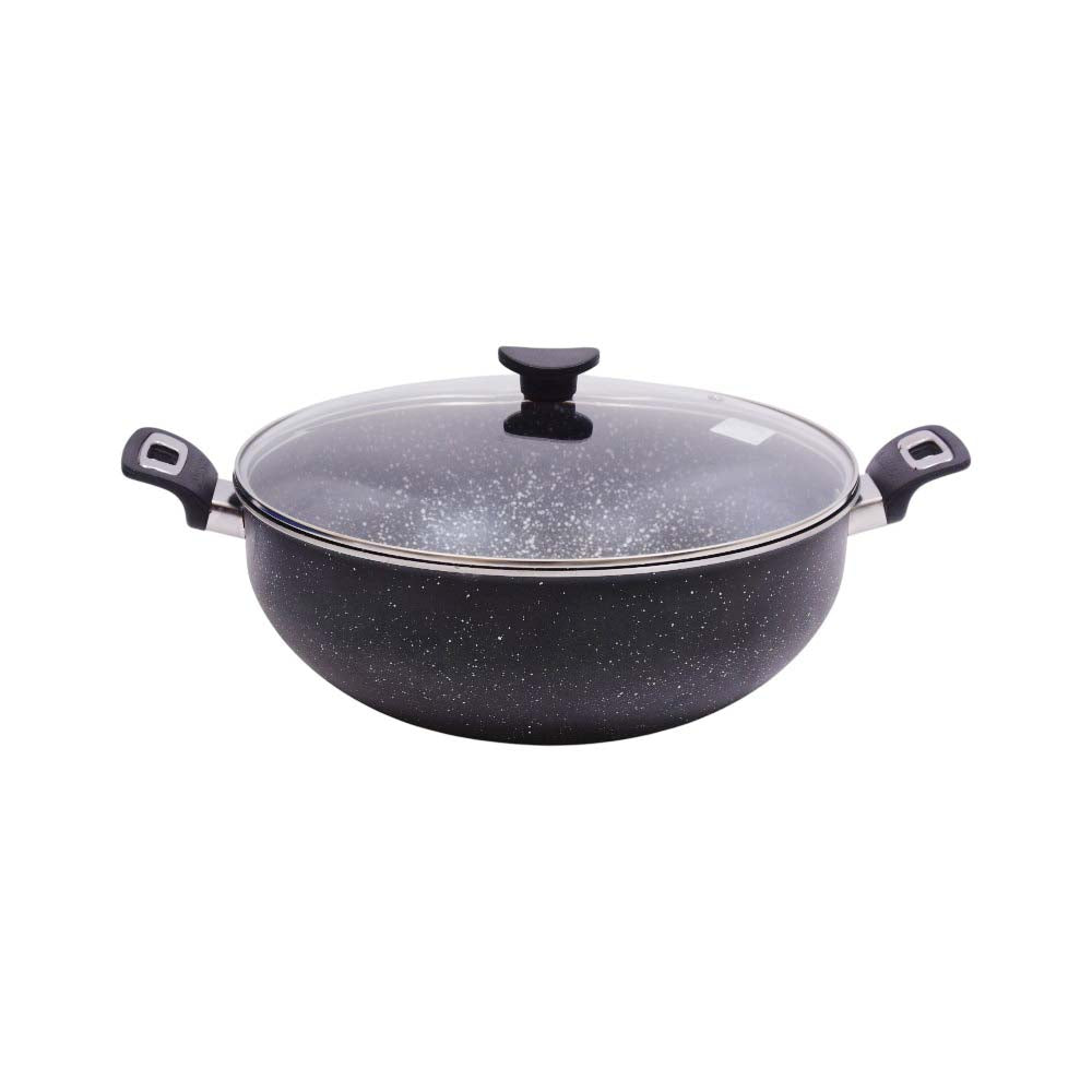 WOK HOUSE & CO MARBLEIZED COATING 34CM Default Title - MamasJan Crockery